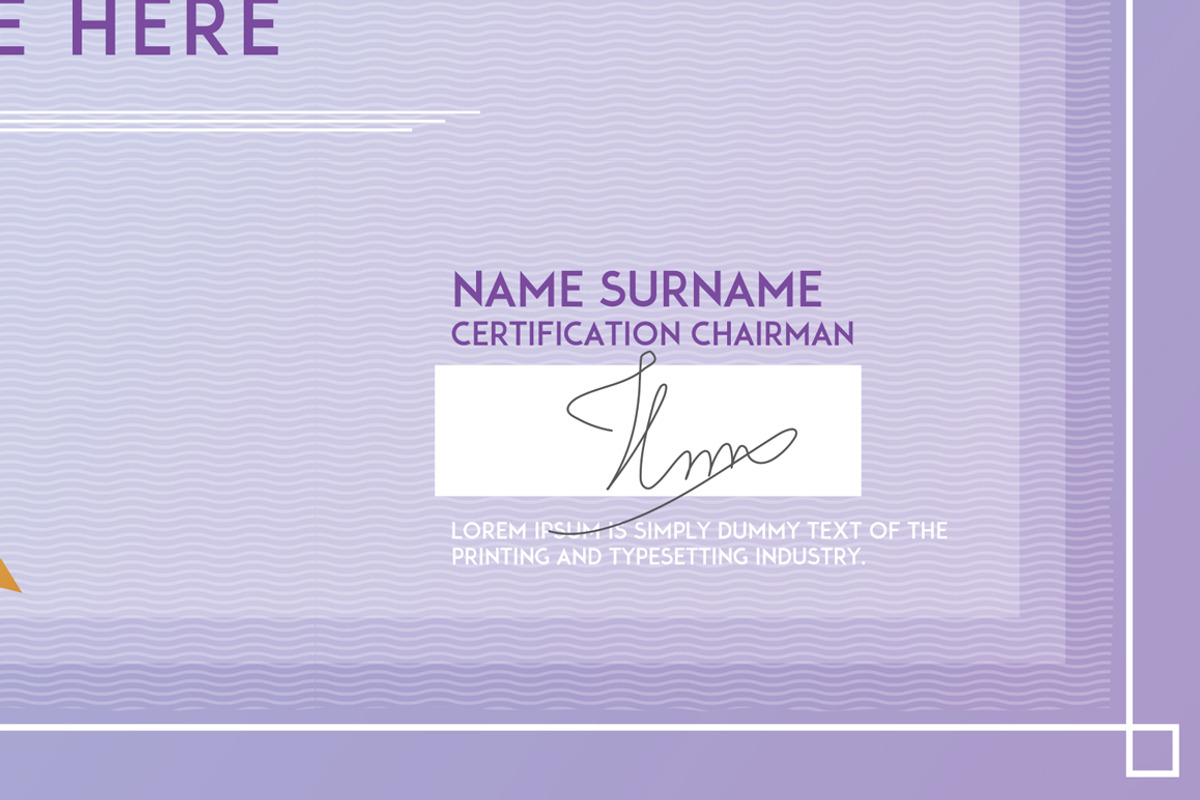 Certificate Design, an Education Illustration by The Petim (Photo 4 of 4)