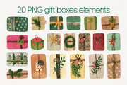 Craft watercolor gift clipart PNG, an Illustration by Anntre (Thumbnail 2 of 6)