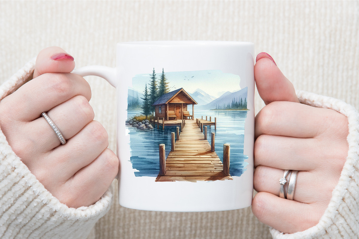 Watercolor Cozy Summer Clipart, an Illustration by Sublimation Artist (Photo 5 of 6)