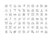 Animated Las Vegas Icons, an Outline Icon by Prosymbols (Thumbnail 5 of 6)