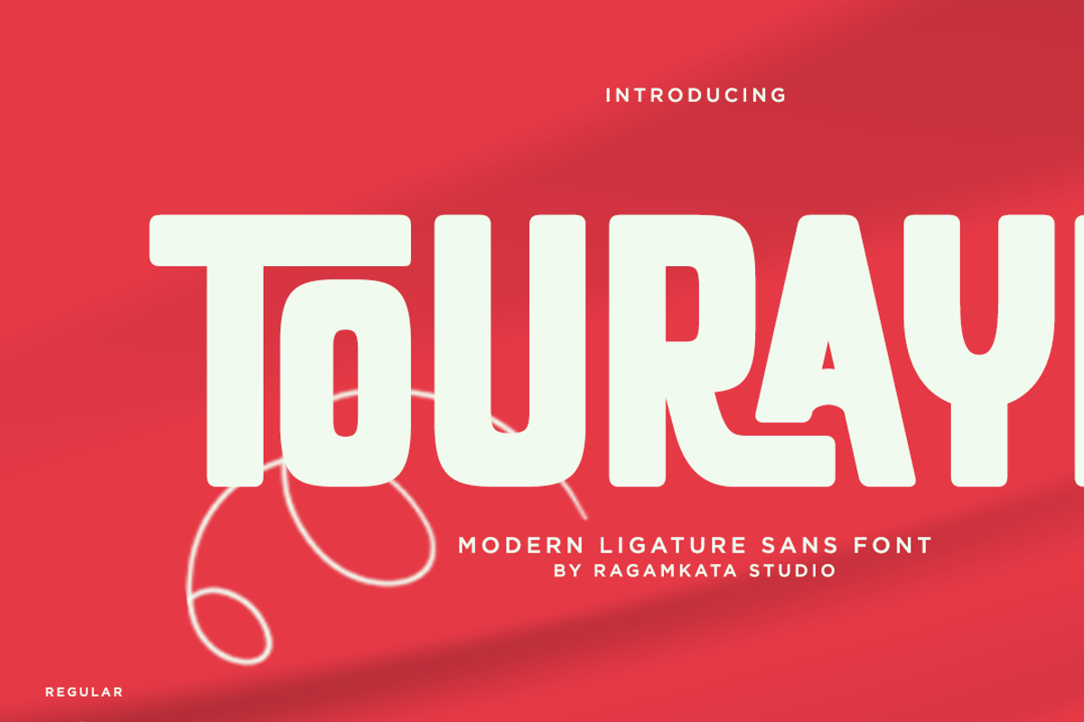 Tourayn - Condensed Ligature Font, a Sans Serif Font by RagamKata (Photo 1 of 10)