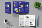 Education Trifold Brochure Layout, a Brochure Template by MightyDesign (Thumbnail 1 of 6)