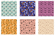 Halloween Seamless Pattern Bundle, an Illustration by Designworld (Thumbnail 2 of 5)