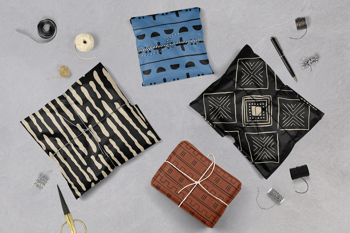 African Mudcloth Patterns, a Pattern Graphic by Tay Rho Design Shop (Photo 3 of 9)