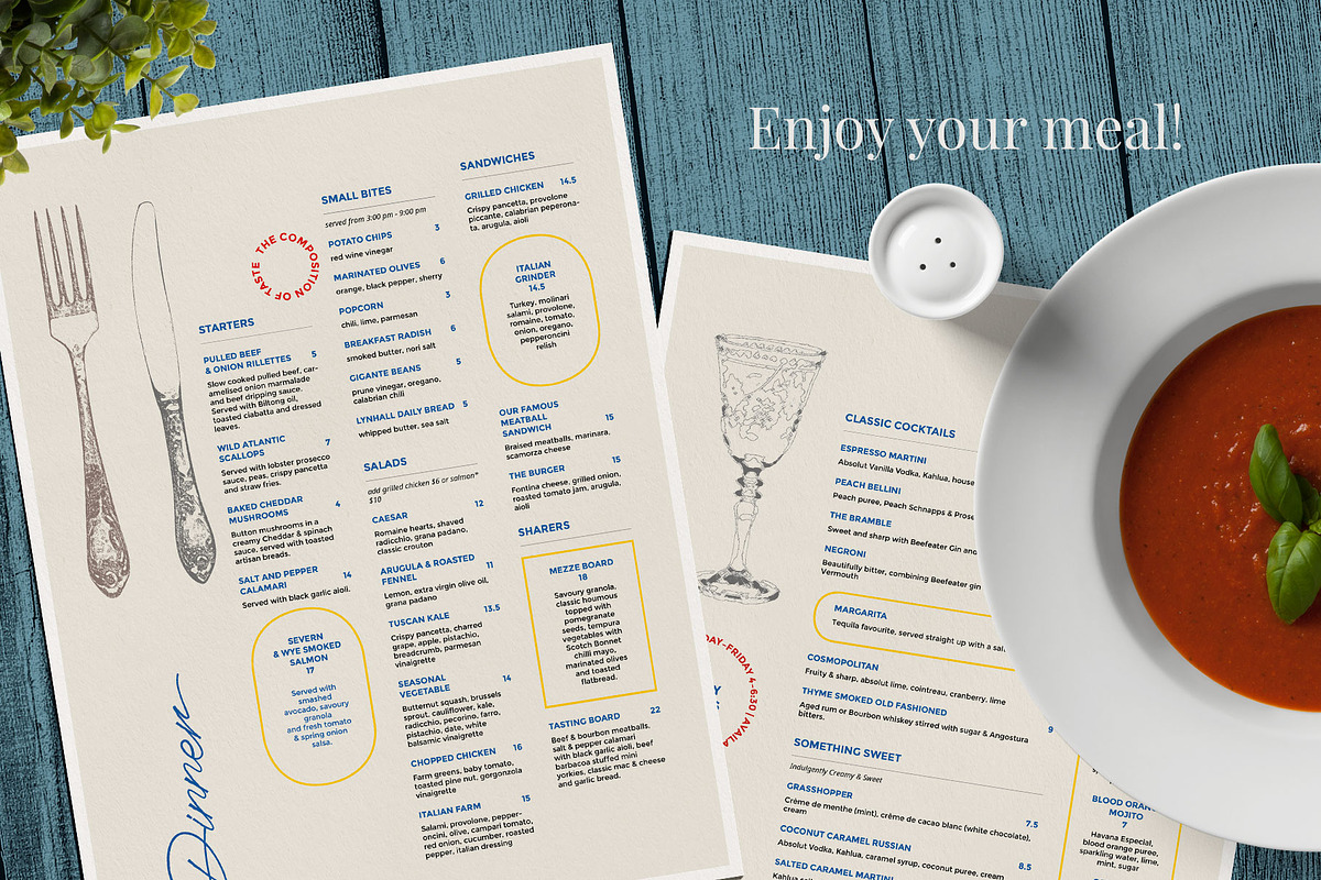 Cafe Menu Template, a Flyer Template by BigWeek (Photo 4 of 4)