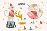 Circus Animals, an Animal Illustration by Lori Room (Thumbnail 8 of 10)