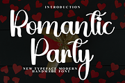 Romantic Party, a Handwritten Font by InermediaSTUDIO (Thumbnail 1 of 8)