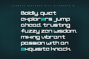 Macven - Modern Geometric Sans Font, a Sans Serif Font by CuratedType Studio (Thumbnail 8 of 10)