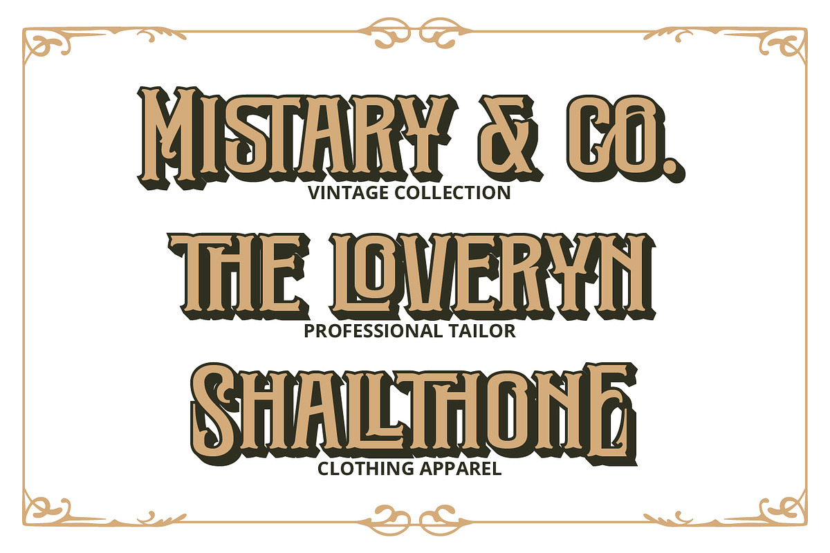 Tarvise, a Symbol Font by Vintage Division (Photo 4 of 15)