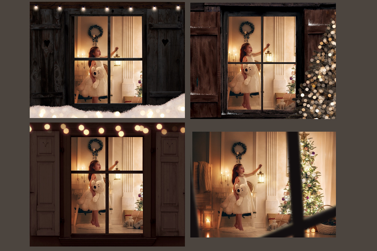Christmas window and lights overlays, an Object Graphic by Paper Farms (Photo 4 of 7)
