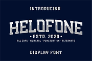 Helofone Sport Font, a Font by 24Design Studios (Thumbnail 1 of 6)
