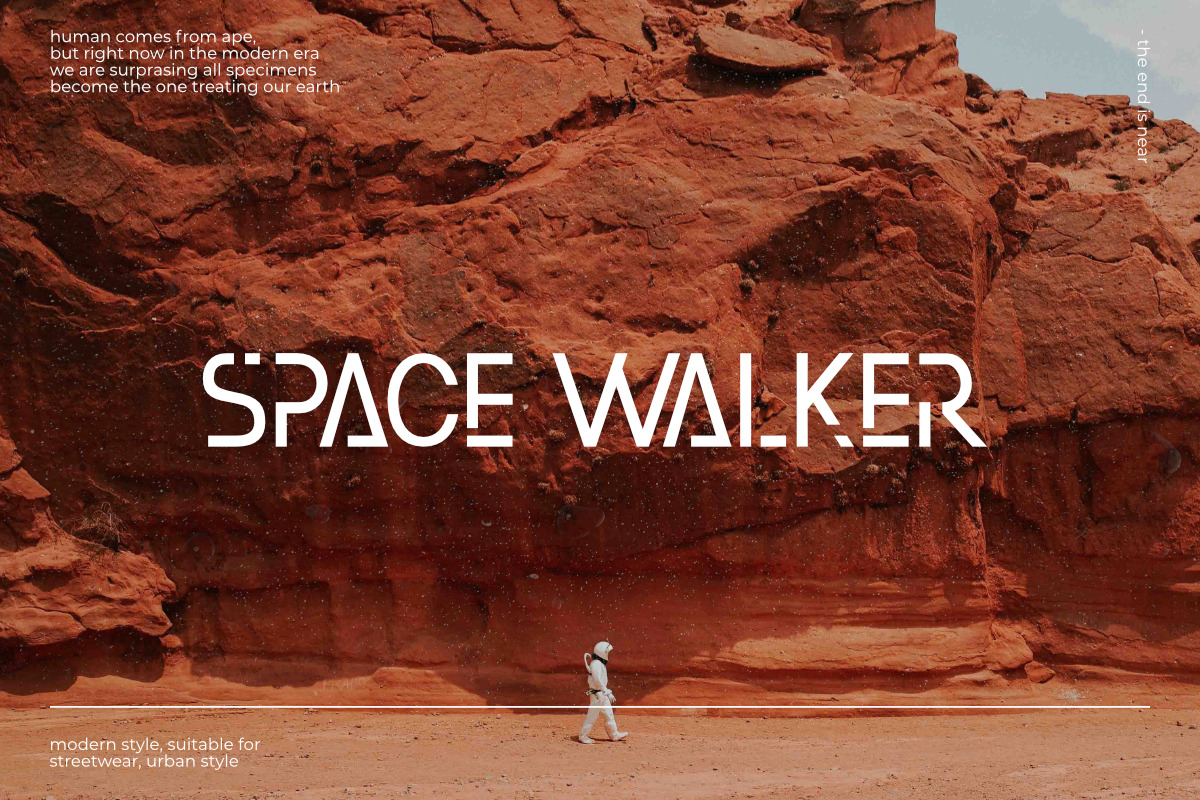 Tristan | Futuristic Font, a Sans Serif Font by Scratch Design (Photo 3 of 15)