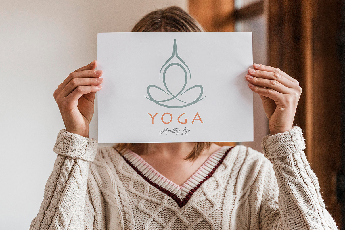 Modern Yoga Logo Design, a Branding & Logo Template by YUDesignStore (Photo 7 of 7)