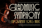Decola Art Deco Typeface, a Serif Font by alit design (Thumbnail 8 of 15)