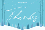 Winterlady- Beautiful Script Font, a Script Font by Balpirick Studio (Thumbnail 7 of 7)