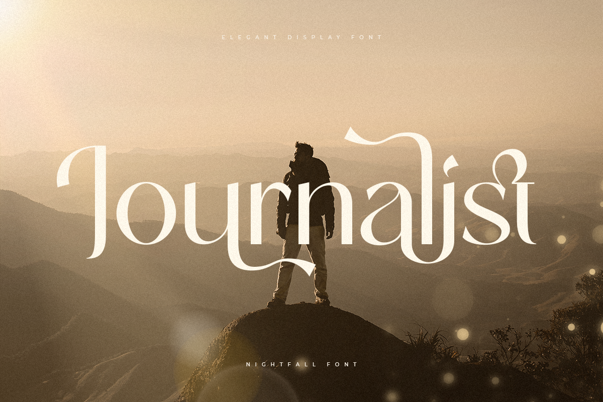 Rainfall - Elegant Display Font, a Sans Serif Font by Sensatype (Photo 5 of 16)