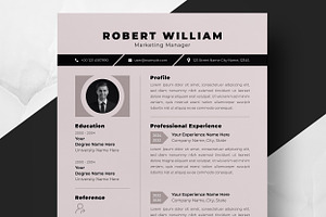 Neutral Toned CV Template, a Resume Template by ResumeInventor