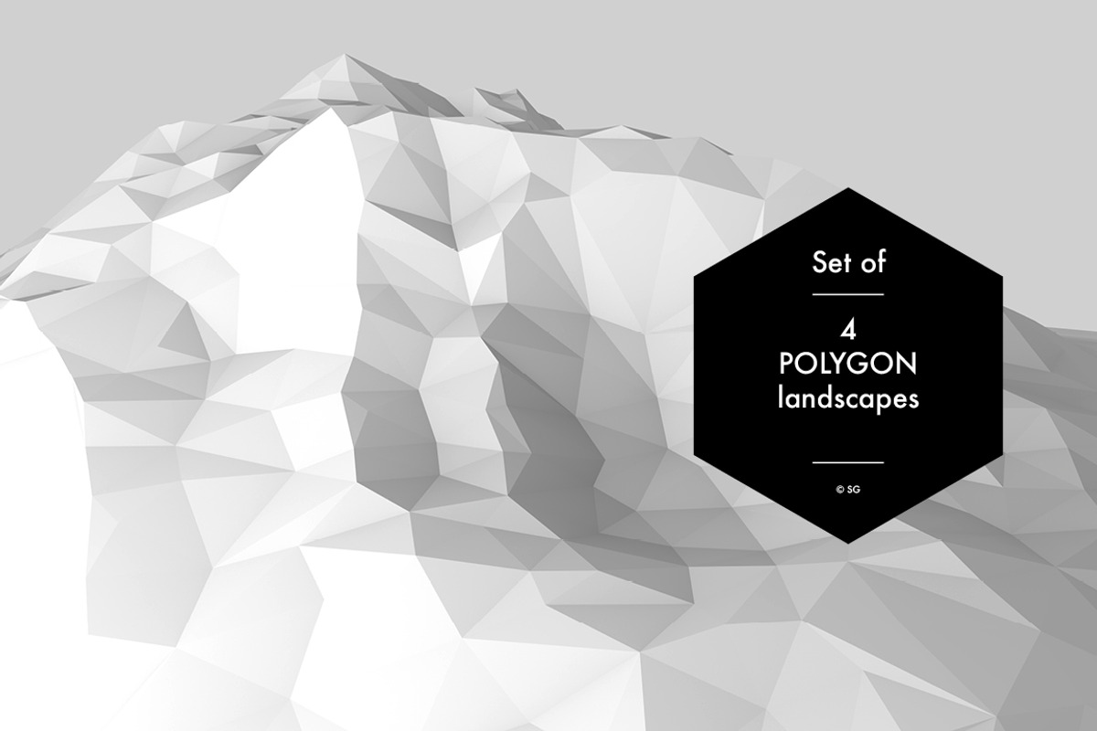 Polygon Landscape, an Illustration by helloSG (Photo 3 of 6)