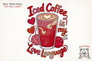 Valentine Crochet Coffee Sublimation, an Illustration by GlitterCraft (Thumbnail 17 of 41)