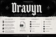 Dravyn – Gothic Blackletter Typeface, a Blackletter Font by Wow Magic (Thumbnail 3 of 5)