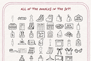 Boutique Clipart, Fashion Doodles, an Object Illustration by The October Creative (Thumbnail 4 of 6)
