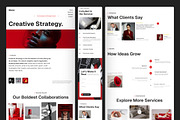 Creative Agency Website UI Figma, an UI Kit Template by peterdraw (Thumbnail 5 of 6)