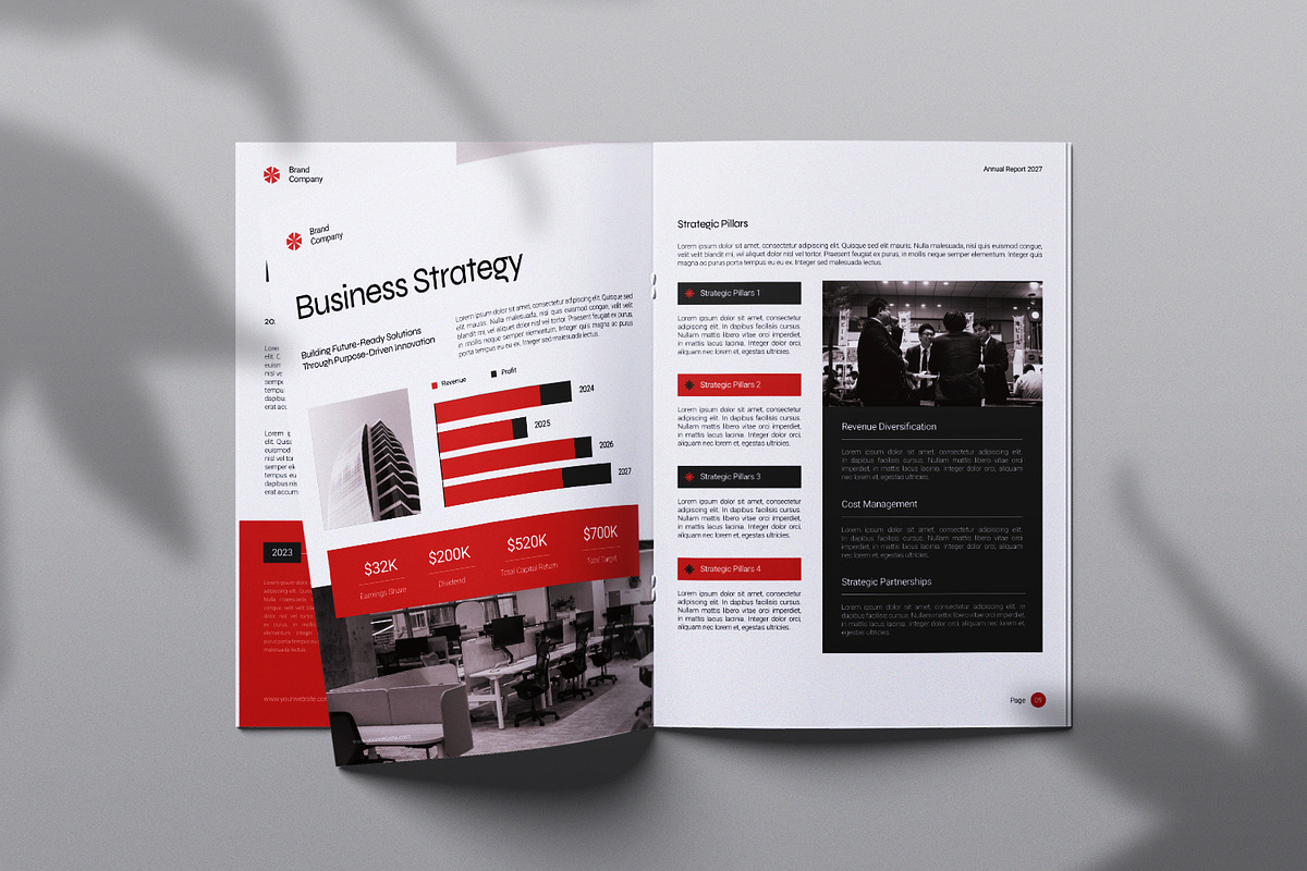 Annual Report Template preview 3