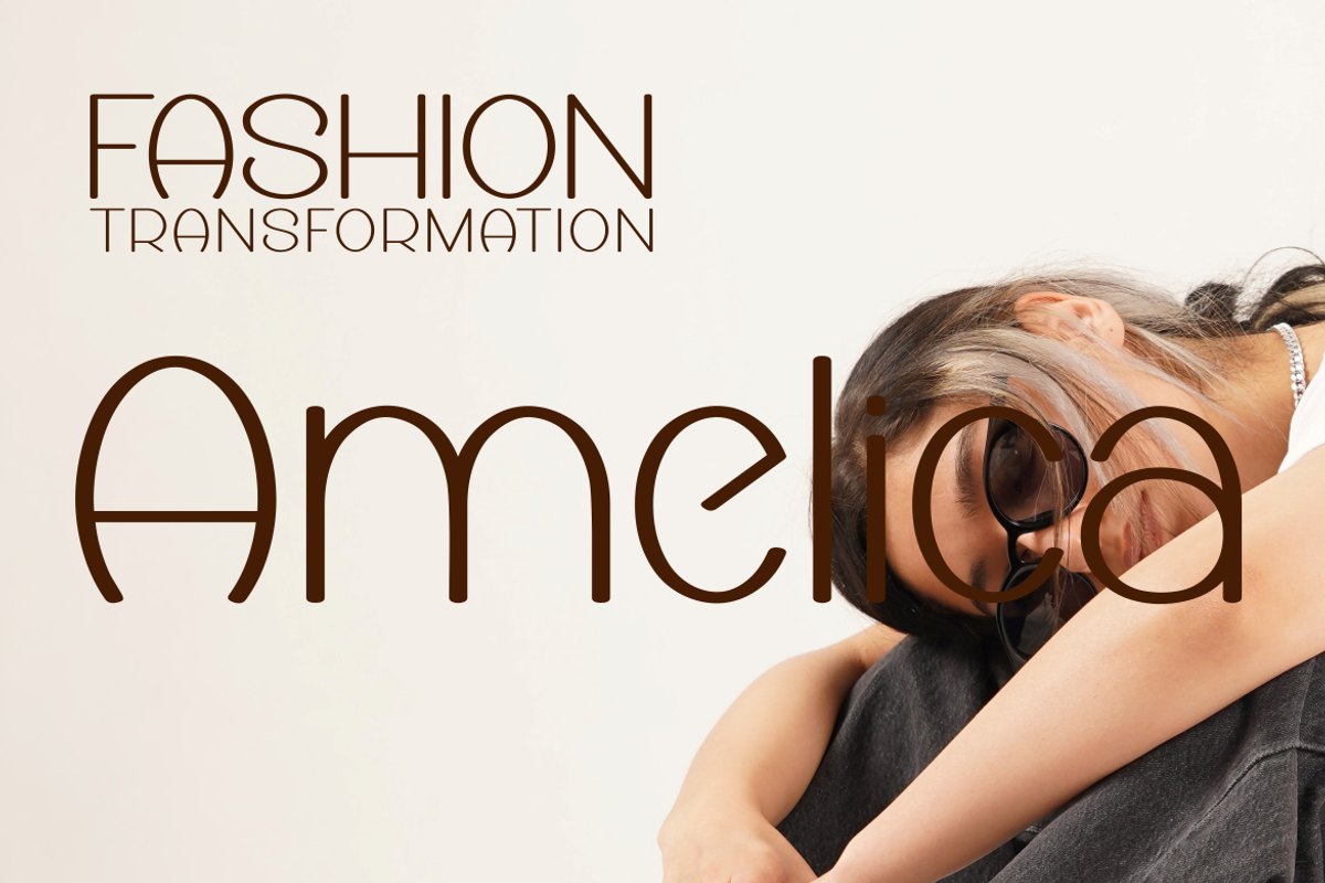 Amelica Monde Font, a Sans Serif Font by ponuppo (Photo 3 of 5)