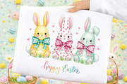 Happy Easter PNG Coquette Easter, an Illustration by Black Bird Studio (Thumbnail 1 of 3)