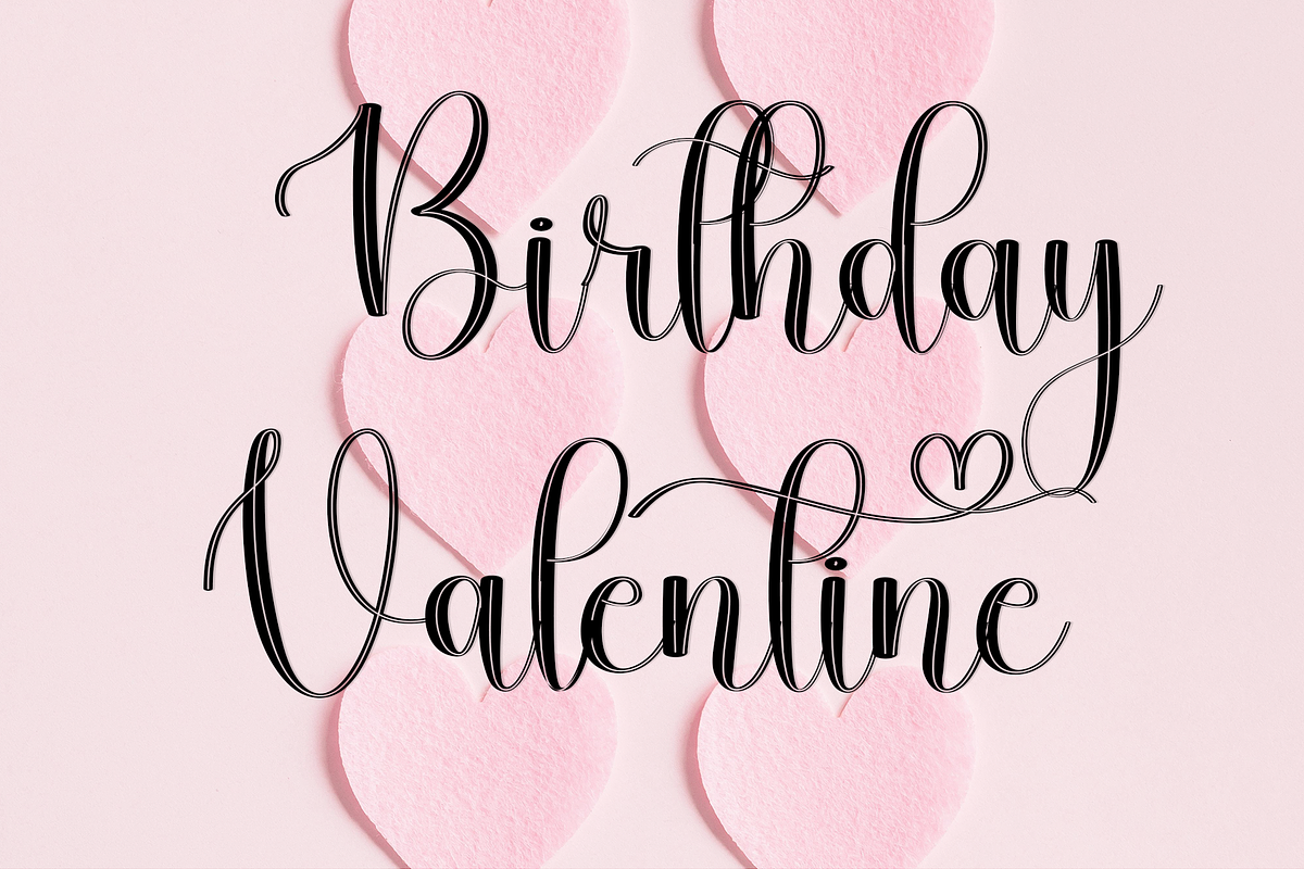 Hallo Valentine, a Handwritten Font by InermediaSTUDIO (Photo 7 of 8)