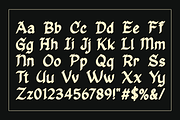 Thorn Ancient - Gothic Fantasy Font, a Blackletter Font by Pandeka Studio (Thumbnail 9 of 9)