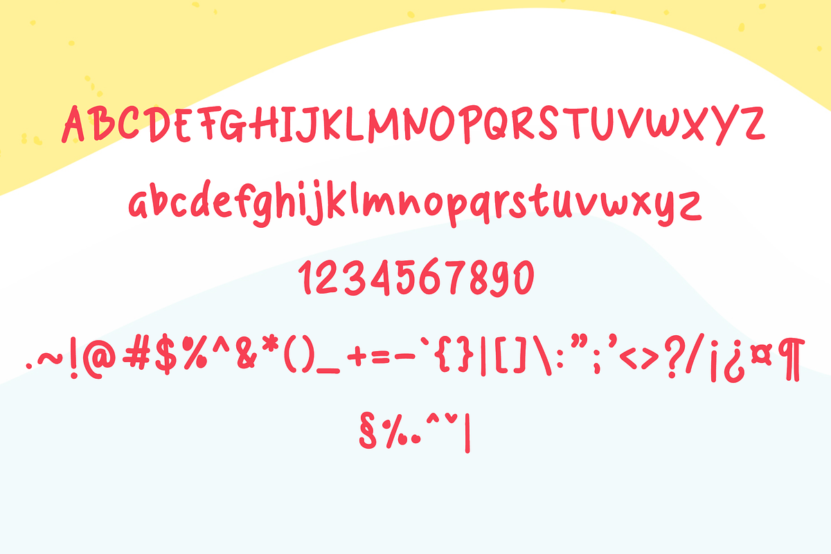 Quiet River Handwritten Font, a Handwritten Font by Gookkis Studio (Photo 5 of 6)