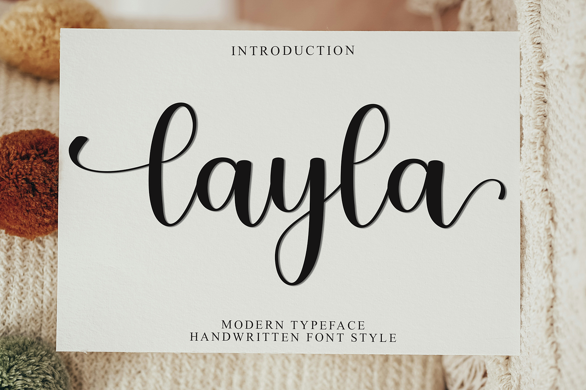 Layla, a Handwritten Font by FreshTypeINK (Photo 1 of 8)