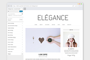 Minimal WordPress Theme Elégance, a WordPress Template by Trendy Themes (Thumbnail 2 of 2)