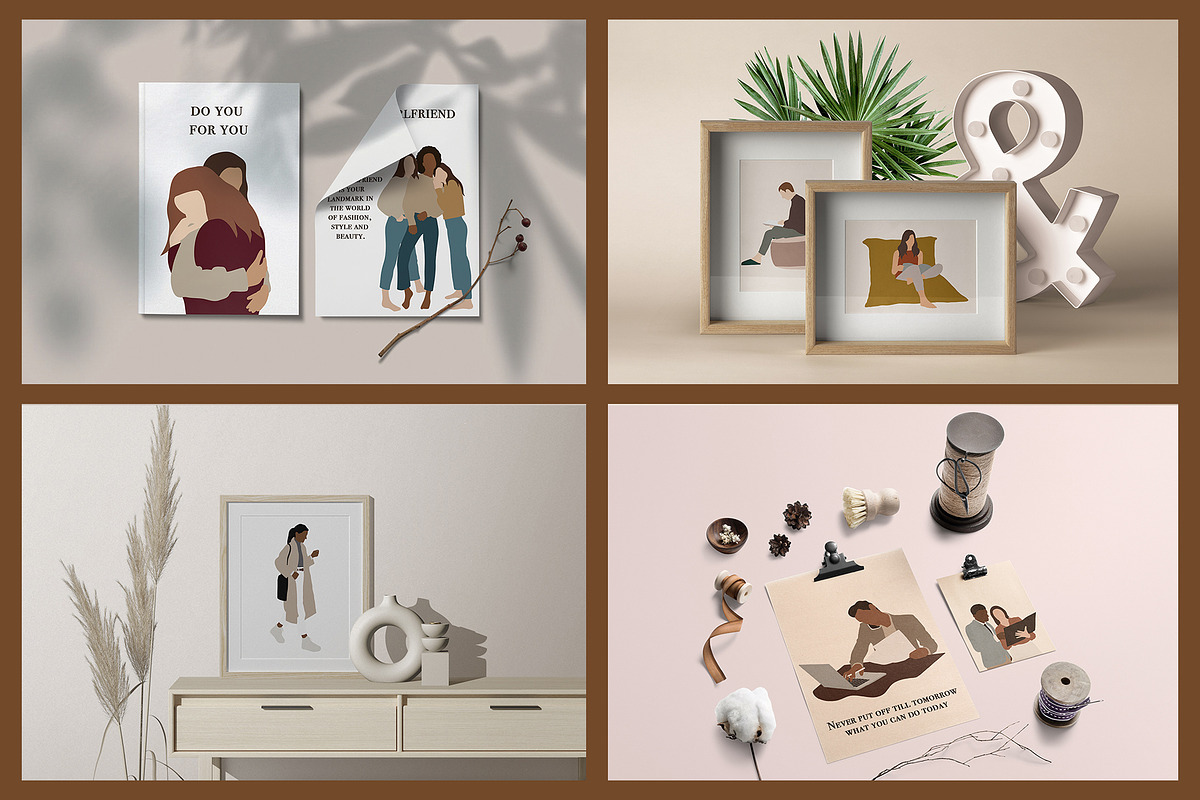 650+ ABSTRACT PEOPLE & ELEMENTS, a Person Illustration by ApetekMarket (Photo 7 of 7)