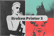 Broken Printer 3 .PSD Template, a Layer Style Add-On by bbymedia.store (Thumbnail 1 of 10)