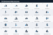 Fatherhood & Baby Care Icons, a Solid Icon by Symbolic Language (Thumbnail 3 of 6)
