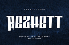 Rezhett Decorative Display Font