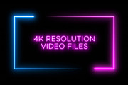 Neon Frame Loops – Shape Animations, a Background Graphic by Enchanted Studios (Thumbnail 3 of 4)