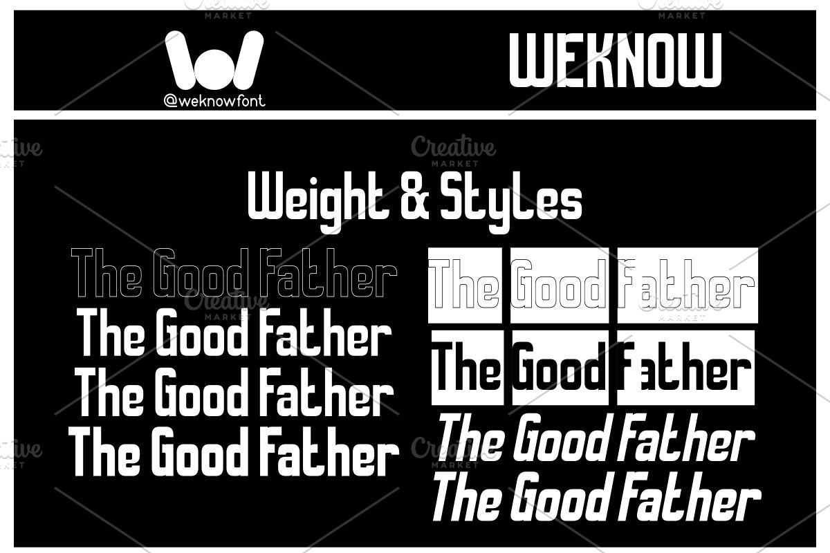 The Good Father font, a Sans Serif Font by weknow (Photo 7 of 8)