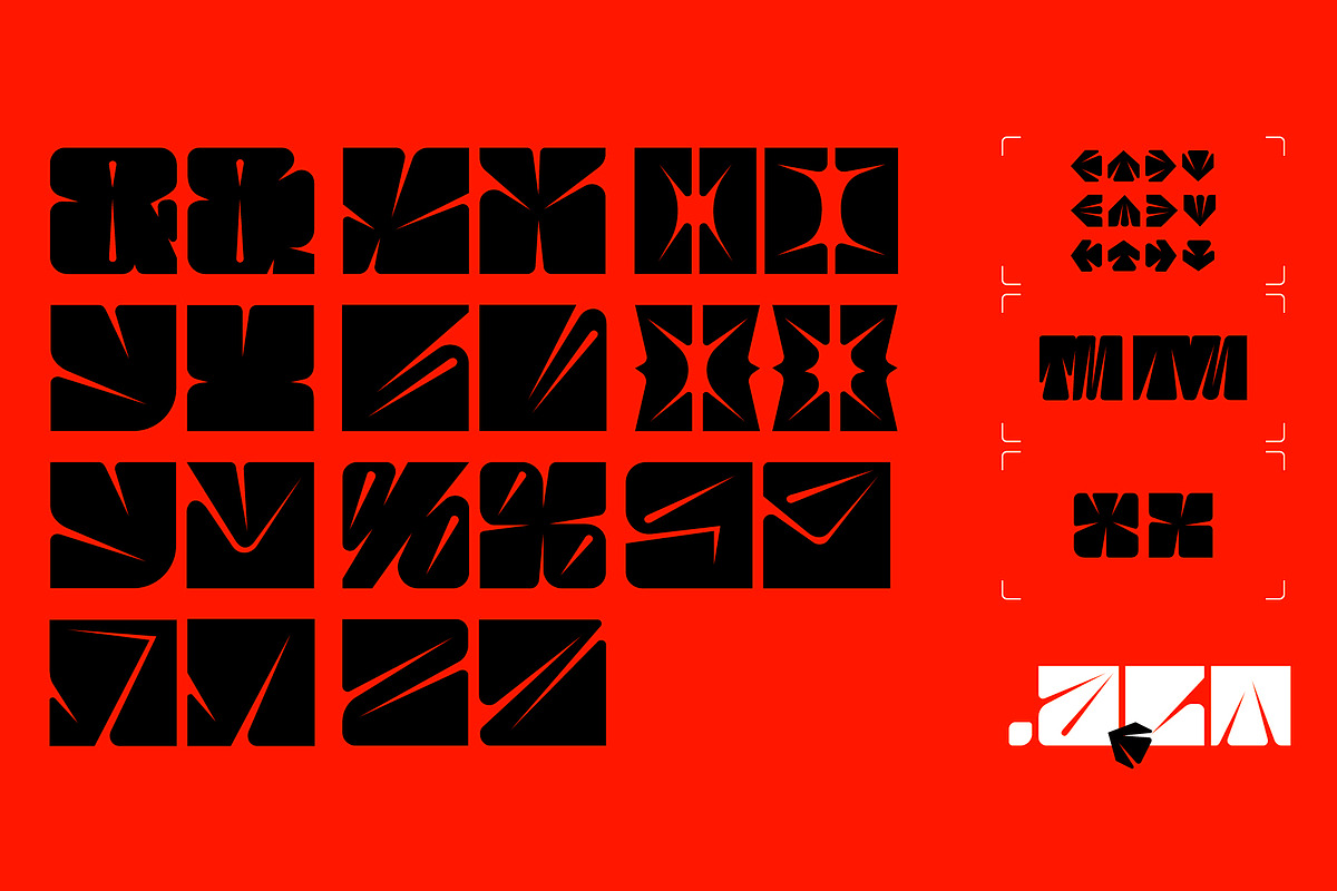 SK Quadratica — Monumental Font, a Font by Shriftovik Type Foundry (Photo 11 of 12)