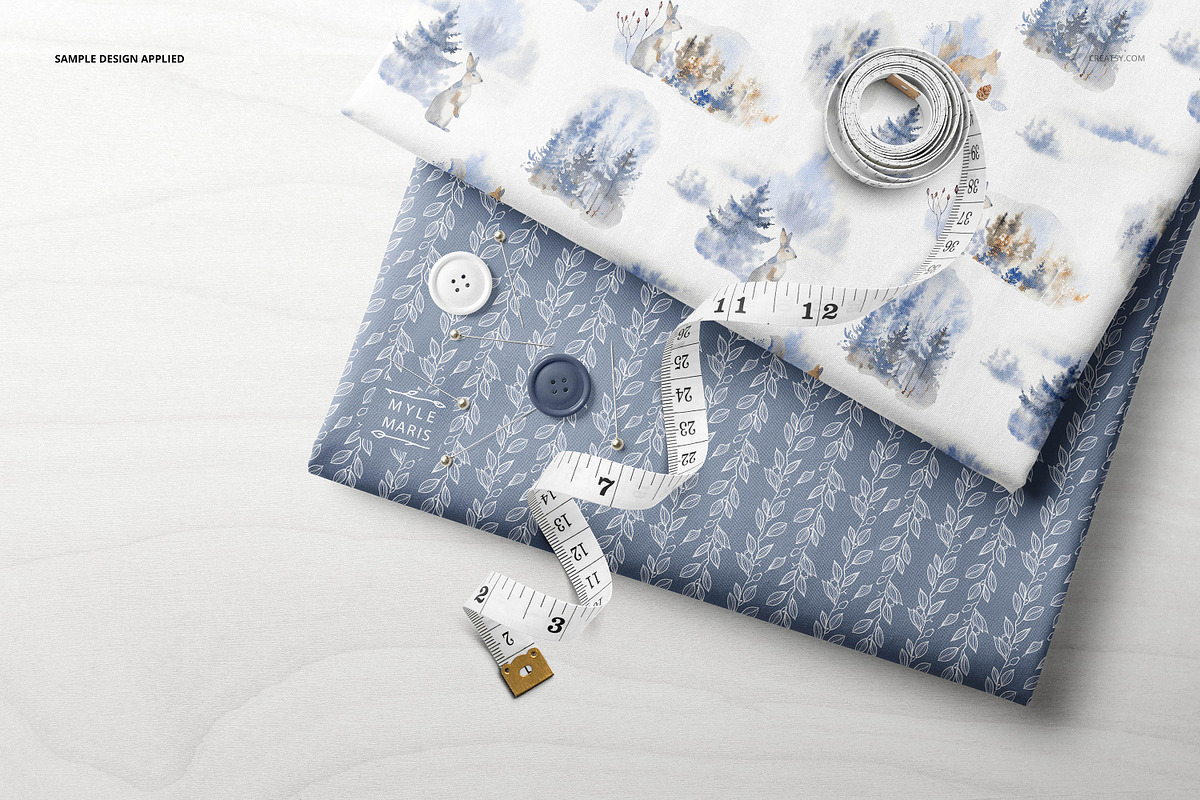 Folded Fabrics Mockup 39/FF v.6, a Product Mockup by creatsy5 (Photo 5 of 10)