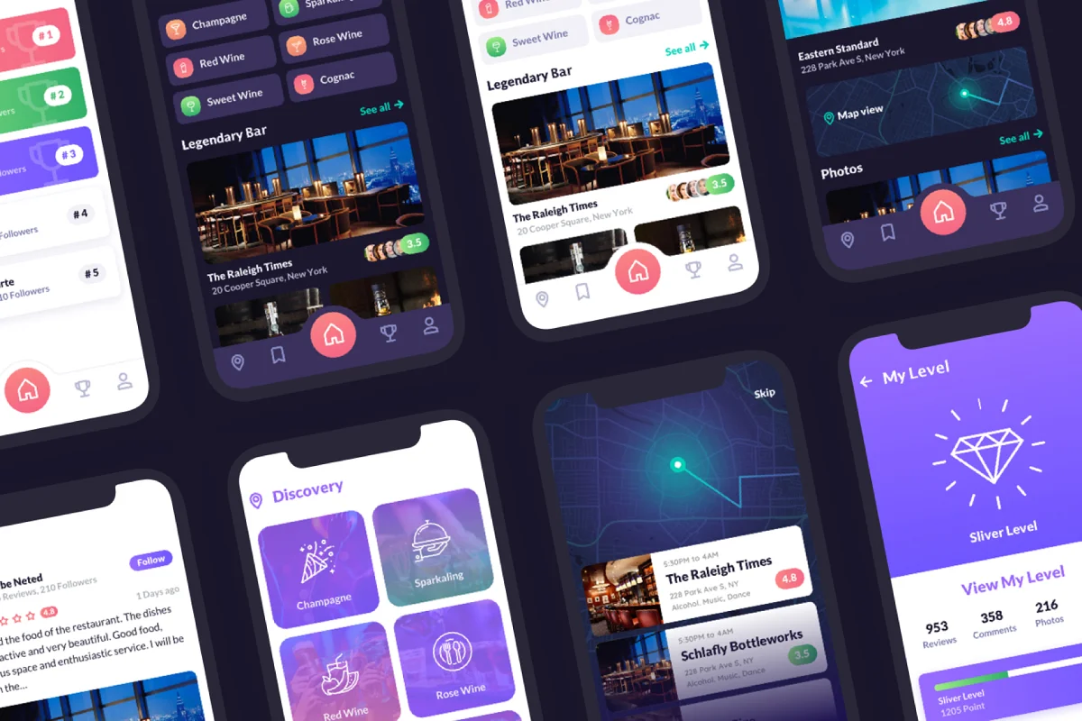 Cabar - Restaurants & Bar App UI Kit, an App Template by Capi Product (Photo 6 of 8)