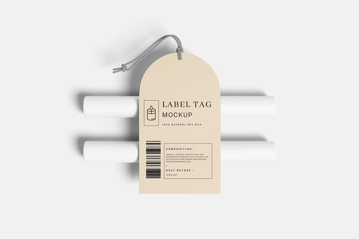 Label Tag Mockup, a Product Mockup by bimockup (Photo 2 of 6)