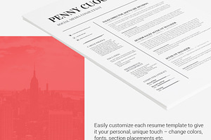 Resume Template Volantis A