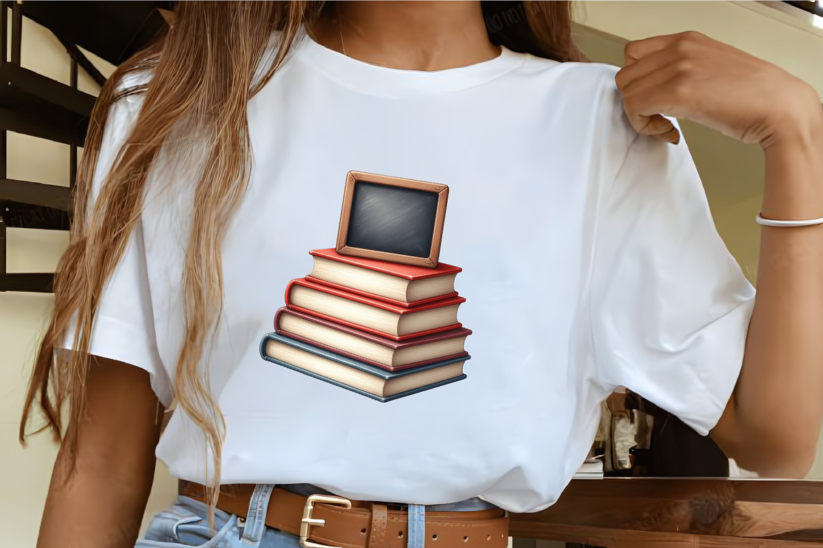 Back to School Books Stack Sublimati, an Illustration by CrexoraLab (Photo 2 of 5)