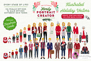 Christmas - Family Portrait Creator, an Illustration by Lauren Lesley Studio (Thumbnail 10 of 14)