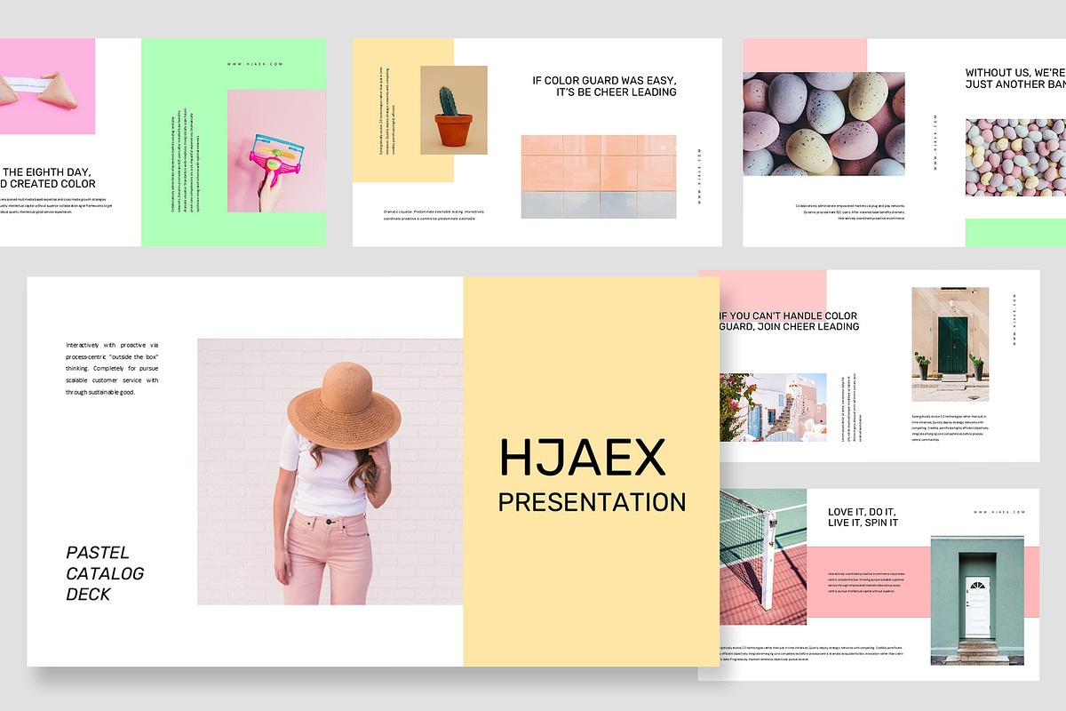 Hjaex : Pastel Catalog Google Slides