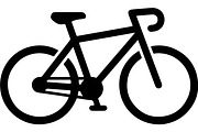 Bicycle Silhouette Vector Set, a Transportation Illustration by balal (Thumbnail 9 of 13)