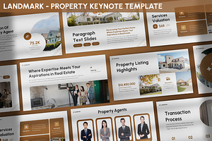 Landmark - Property Keynote Template, a Presentation Template by SlideFactory
